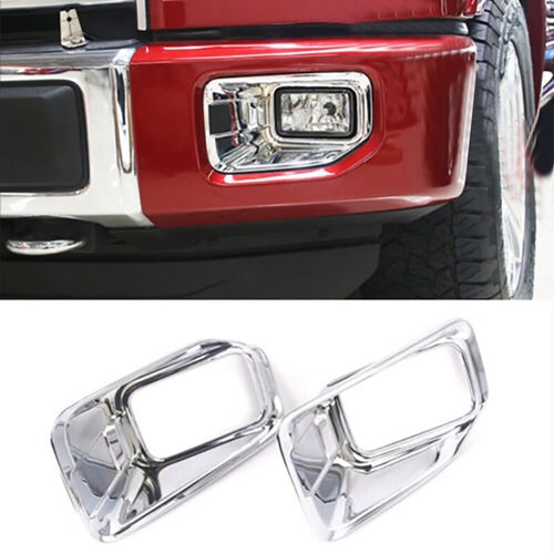 Chrome front bumper fog - 2x,